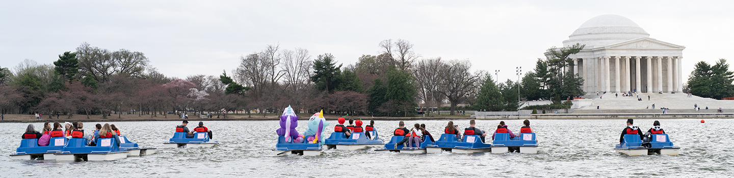 Racing Towards the Jefferson Memorial